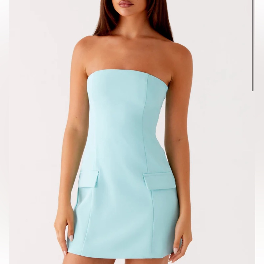 Peppermayo Exclusive The Allora Strapless Mini Dress - XS